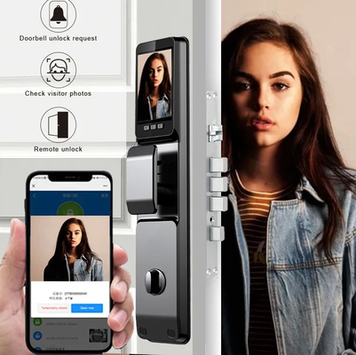 Glomarket Tuya Security Khóa thông minh hoàn toàn tự động Khóa nhận diện khuôn mặt 3D
