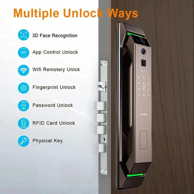Glomarket 3d nhận dạng khuôn mặt dấu vân tay Tuya Wifi Digital Smart Lock