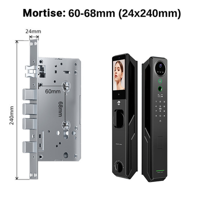 Khóa nhận dạng khuôn mặt thông minh nặng Tuya Smart intercom thị giác