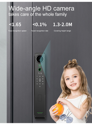 Khóa nhận dạng khuôn mặt thông minh nặng Tuya Smart intercom thị giác