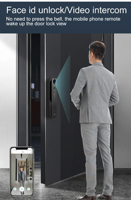 Khóa nhận dạng khuôn mặt thông minh nặng Tuya Smart intercom thị giác