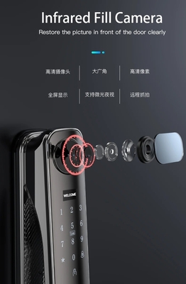 Khóa cửa nhận dạng khuôn mặt thông minh chất lượng cao hỗ trợ 6 phương thức mở khóa