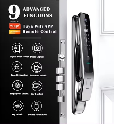Nhận dạng khuôn mặt khóa thông minh hoàn toàn tự động Tuya Smart an toàn nhà