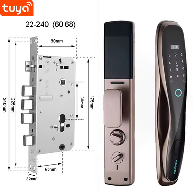 Glomarket 3D Face WIFI Smart Khóa thông minh hoàn toàn tự động Nhẫn ngón tay APP Khóa thẻ mở khóa Khóa cửa thông minh với máy ảnh
