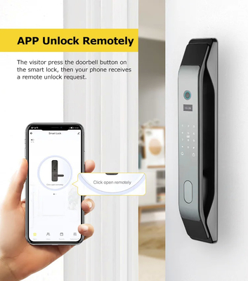 Glomarket Tuya Smart 3D Face Khóa cửa hoàn toàn tự động Ứng dụng mở khóa từ xa dấu vân tay Khóa cửa thông minh thông minh cho ngôi nhà thông minh