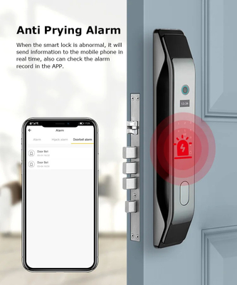 Glomarket Tuya Smart 3D Face Khóa cửa hoàn toàn tự động Ứng dụng mở khóa từ xa dấu vân tay Khóa cửa thông minh thông minh cho ngôi nhà thông minh