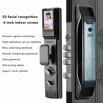 Glomarket Tuya Smart 3D Face Khóa cửa hoàn toàn tự động Ứng dụng mở khóa từ xa dấu vân tay Khóa cửa thông minh thông minh cho ngôi nhà thông minh