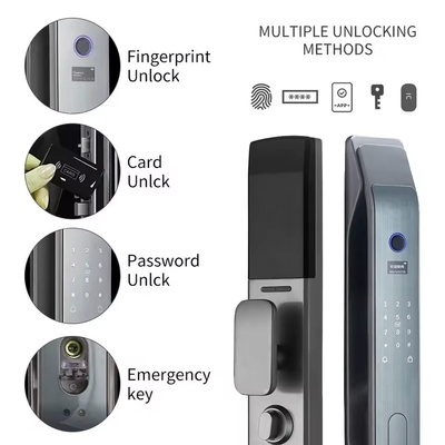 Glomarket Tuya Smart 3D Face Khóa cửa hoàn toàn tự động Ứng dụng mở khóa từ xa dấu vân tay Khóa cửa thông minh thông minh cho ngôi nhà thông minh