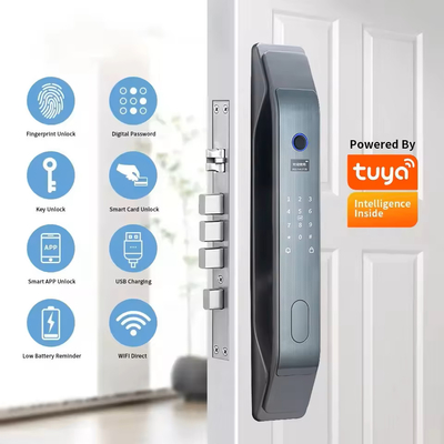 Glomarket Tuya Smart 3D Face Khóa cửa hoàn toàn tự động Ứng dụng mở khóa từ xa dấu vân tay Khóa cửa thông minh thông minh cho ngôi nhà thông minh