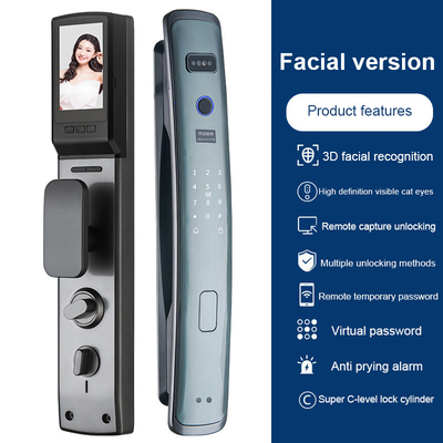 Glomarket Smart Tuya Wifi Khóa cửa Tự động báo động Dấu vân tay APP thông minh Chìa khóa mật khẩu kỹ thuật số An ninh khóa tự động