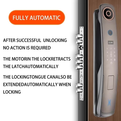 Glomarket 3d nhận dạng khuôn mặt Khóa cửa thông minh với camera vân tay kỹ thuật số Khóa an ninh hoàn toàn tự động