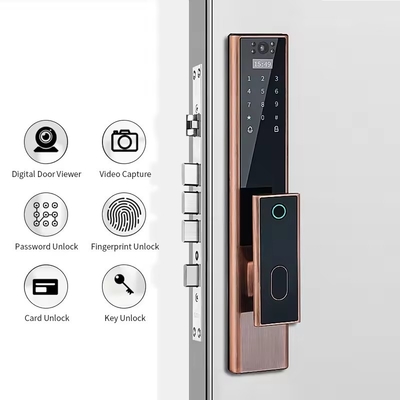 Glomarket An ninh vân tay sinh trắc không dây Khóa thông minh hoàn toàn tự động Khóa mật khẩu kỹ thuật số Khóa khóa với máy ảnh