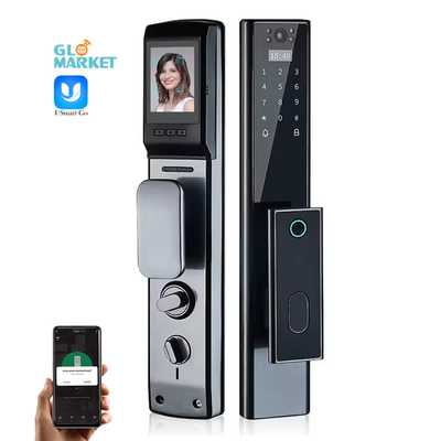 Glomarket An ninh vân tay sinh trắc không dây Khóa thông minh hoàn toàn tự động Khóa mật khẩu kỹ thuật số Khóa khóa với máy ảnh