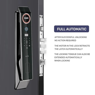 Glomarket Giá nhà máy Ứng dụng Wifi Khóa cửa thông minh Với nhận dạng khuôn mặt Dấu vân tay sinh trắc Cerradura Hỗ trợ chức năng điện thoại liên lạc
