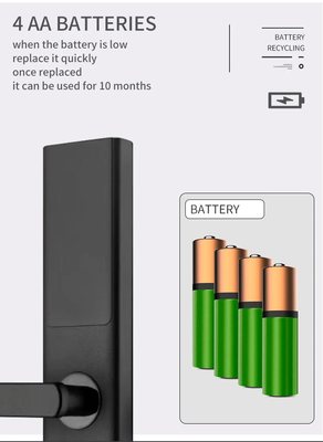 Glomarket Tuya Smart WiFi Mã khóa cửa kỹ thuật số RFID Thẻ IC Ứng dụng điện thoại thông minh mở khóa dấu vân tay sinh trắc học Khóa thông minh