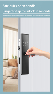 Glomarket Căn hộ phòng khóa vân tay Smart Door Lock Ble Password Keyless App Control Khóa cửa kỹ thuật số
