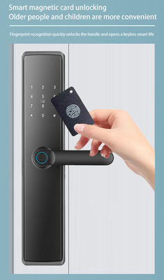 Glomarket Căn hộ phòng khóa vân tay Smart Door Lock Ble Password Keyless App Control Khóa cửa kỹ thuật số