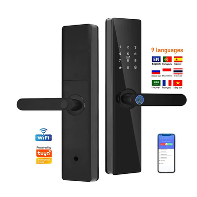 Glomarket Tuya TTlock Ánh tay kỹ thuật số mật khẩu Căn hộ Phòng nhà Phòng an ninh Cerraduras Intelligentes Khóa cửa gỗ thông minh