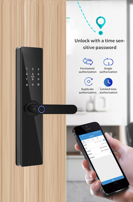 Glomarket Tuya TTlock Ánh tay kỹ thuật số mật khẩu Căn hộ Phòng nhà Phòng an ninh Cerraduras Intelligentes Khóa cửa gỗ thông minh