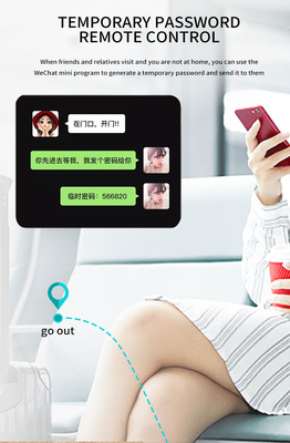 Glomarket Tuya TTlock Ánh tay kỹ thuật số mật khẩu Căn hộ Phòng nhà Phòng an ninh Cerraduras Intelligentes Khóa cửa gỗ thông minh