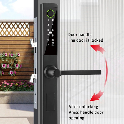 Glomarket Bridge Broken Smart Lock Chiếc khóa thông minh cao cấp Nhất minh Sữa kẽm hợp kim Tuya Wifi Dấu vân tay Khóa cửa chống nước