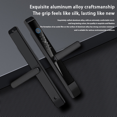 Glomarket Khóa cửa trượt ngoài trời nhôm Digital Handle Electronic Ttlock Ánh tay Tuya Kiểm soát nước khóa thông minh