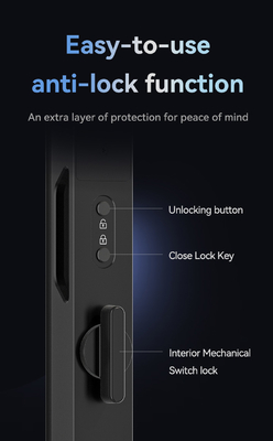 Glomarket Security Cerradura Intelligente Security Home Tự động Điện Wifi Ách vân tay kỹ thuật số Tuya Khóa cửa thông minh