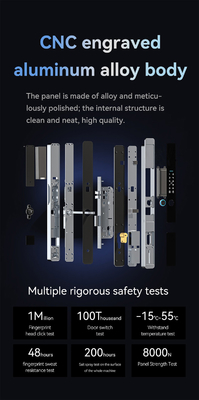 Glomarket Security Cerradura Intelligente Security Home Tự động Điện Wifi Ách vân tay kỹ thuật số Tuya Khóa cửa thông minh