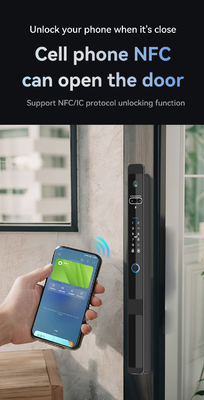 Glomarket Security Cerradura Intelligente Security Home Tự động Điện Wifi Ách vân tay kỹ thuật số Tuya Khóa cửa thông minh