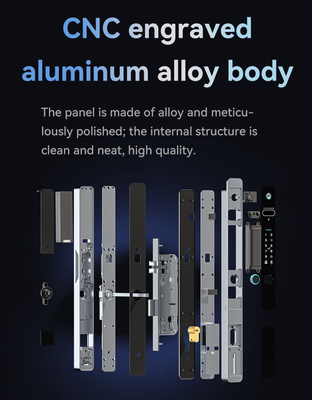 Glomarket Tuya 3d Face Cerradura Intelligente Máy ảnh Wifi điện tự động Dấu vân tay Khóa cửa thông minh kỹ thuật số