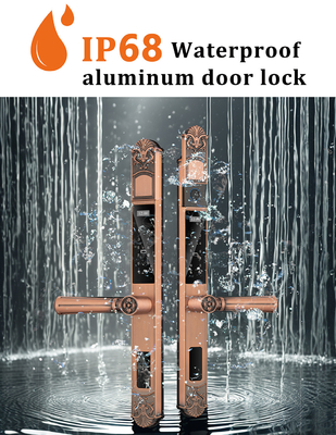 Glomarket Courtyard Villa Gate Lock An ninh cao chống nước thông minh hai dấu vân tay mật khẩu khóa thông minh
