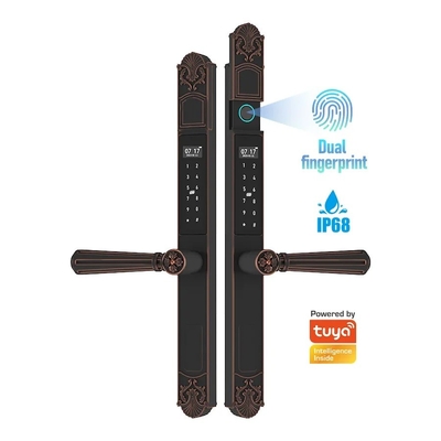 Glomarket Courtyard Villa Gate Lock An ninh cao chống nước thông minh hai dấu vân tay mật khẩu khóa thông minh