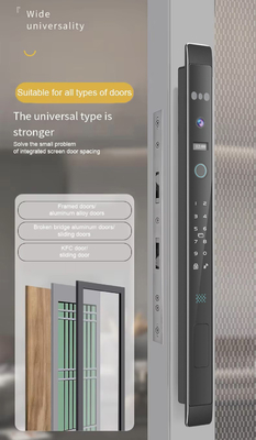 Glomarket Tự động 3d Face Smart Lock With Camera An ninh dấu vân tay sinh trắc cửa trượt Tuya Smart Door Lock
