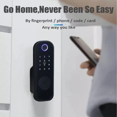 Glomarket Apartment Tuya Khóa cửa thông minh Khóa chống trộm Khóa mật khẩu kỹ thuật số Khóa kiểm soát ứng dụng Cửa cửa Nhị trí thông minh Khóa vân tay