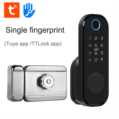 Glomarket Apartment Tuya Khóa cửa thông minh Khóa chống trộm Khóa mật khẩu kỹ thuật số Khóa kiểm soát ứng dụng Cửa cửa Nhị trí thông minh Khóa vân tay