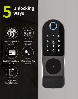Glomarket Tuya chống nước TTLock kỹ thuật số mở khóa từ xa Khóa thông minh bằng dấu vân tay hai mặt