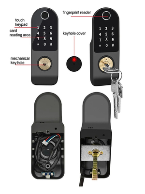 Glomarket Tuya chống nước TTLock kỹ thuật số mở khóa từ xa Khóa thông minh bằng dấu vân tay hai mặt
