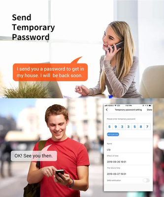 Glomarket Tuya chống nước TTLock kỹ thuật số mở khóa từ xa Khóa thông minh bằng dấu vân tay hai mặt
