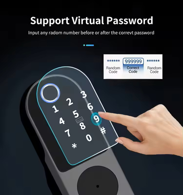 Glomarket Tuya chống nước TTLock kỹ thuật số mở khóa từ xa Khóa thông minh bằng dấu vân tay hai mặt