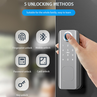 Glomarket An ninh ngoài trời Chìa khóa kỹ thuật số thông minh dấu vân tay Password Smart Rim Door Lock For Gate Front Door