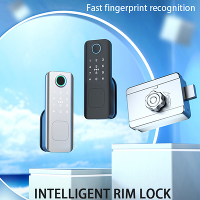 Glomarket An ninh ngoài trời Chìa khóa kỹ thuật số thông minh dấu vân tay Password Smart Rim Door Lock For Gate Front Door