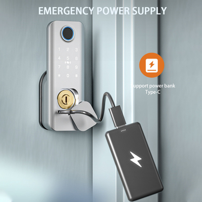 Glomarket An ninh ngoài trời Chìa khóa kỹ thuật số thông minh dấu vân tay Password Smart Rim Door Lock For Gate Front Door
