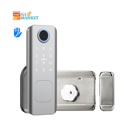 Glomarket An ninh ngoài trời Chìa khóa kỹ thuật số thông minh dấu vân tay Password Smart Rim Door Lock For Gate Front Door