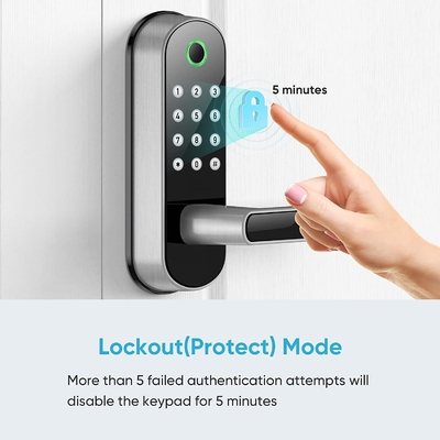 Glomarket Smart Home Security Khóa kỹ thuật số Tuya Wifi Không chìa khóa vân tay Khóa cửa thông minh sinh trắc học