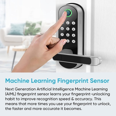 Glomarket Smart Home Security Khóa kỹ thuật số Tuya Wifi Không chìa khóa vân tay Khóa cửa thông minh sinh trắc học