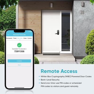 Glomarket Smart Home Security Khóa kỹ thuật số Tuya Wifi Không chìa khóa vân tay Khóa cửa thông minh sinh trắc học