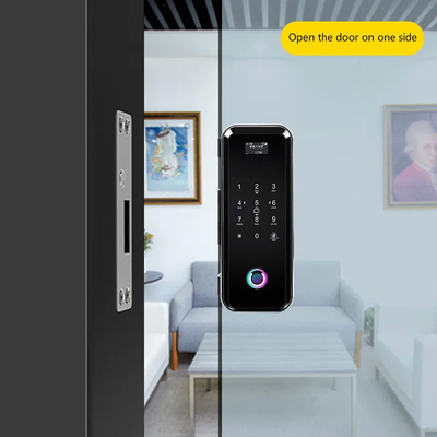 Glomarket Smart Tuya Wifi Glass Door Lock Ánh tay kỹ thuật số Keyboard Password Lock Liên kết thông minh Khởi khóa từ xa