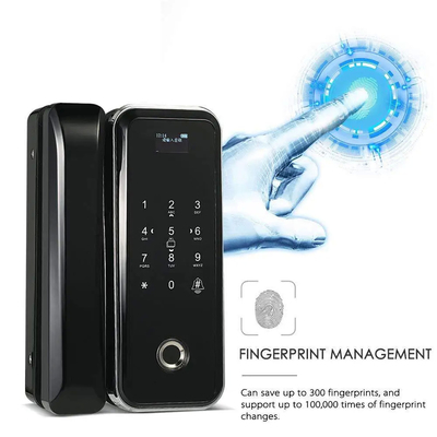 Glomarket Smart Tuya Wifi Glass Door Lock Ánh tay kỹ thuật số Keyboard Password Lock Liên kết thông minh Khởi khóa từ xa
