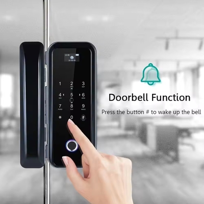 Glomarket Smart Tuya Wifi Glass Door Lock Ánh tay kỹ thuật số Keyboard Password Lock Liên kết thông minh Khởi khóa từ xa
