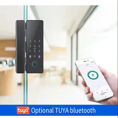 Glomarket Tuya Khóa cửa kính thông minh dấu vân tay sinh trắc học BLE Khóa điện tử thông minh Cho văn phòng Cửa kính